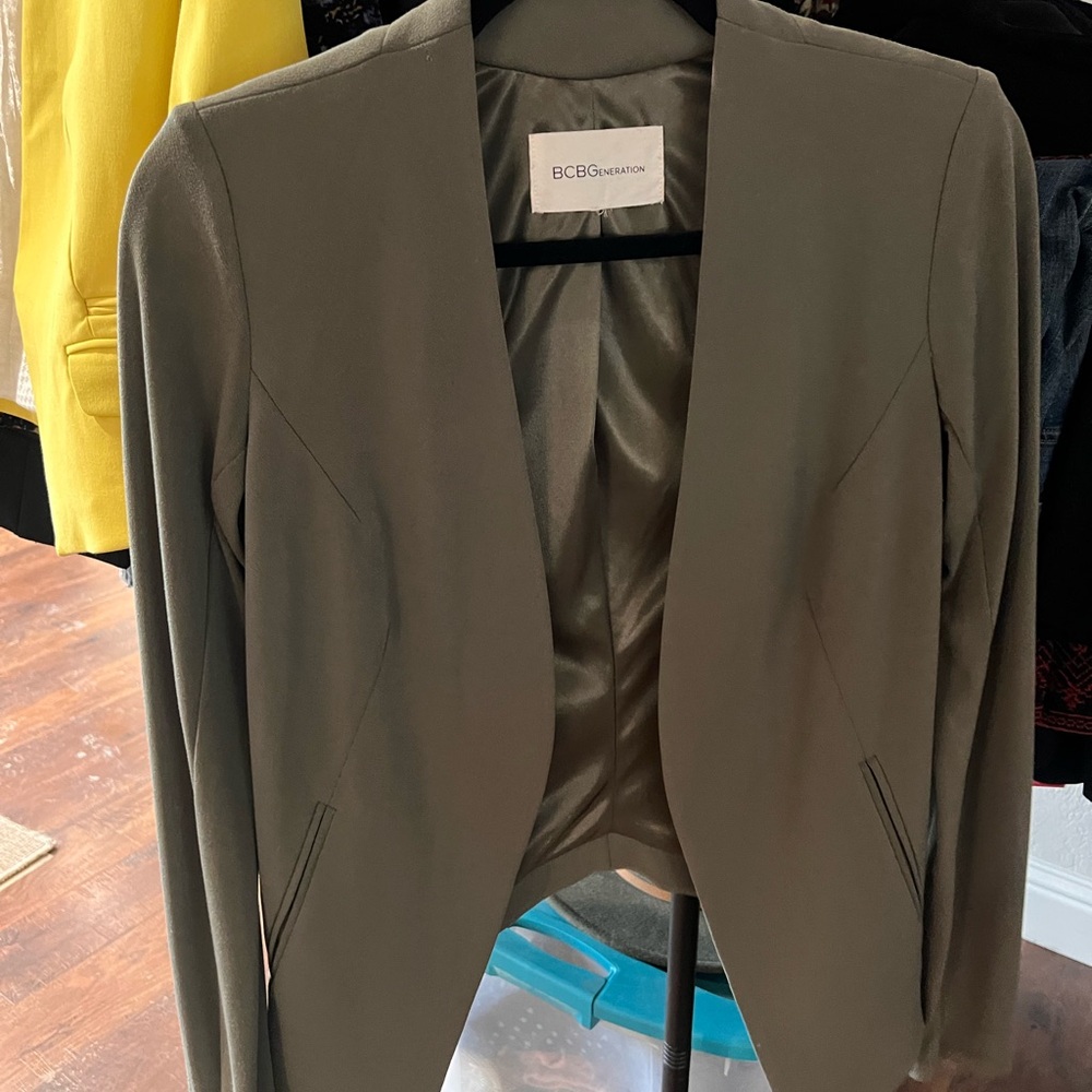 BCBGeneration Women's Olive Blazer